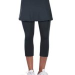 ANIVIVO Tennis Skirted Leggings Women with Pockets Capris Skorts Leggings with Skirts& Women Tennis Clothing