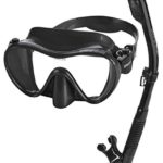 Cressi Scuba Diving Snorkeling Kit – Freediving Mask & Dry Snorkel | F1 & Supernova Dry: Designed in Italy