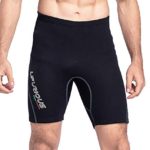 LIFURIOUS Men’s 2mm Neoprene Wetsuit Shorts Diving Scuba Suits Shorts for Swimming Canoeing Surfing Water Sports
