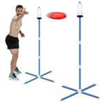 LURLIN Outdoor Games for Family – Yard Games for Adults and Kids – New Popular Flying Disc Game – Fun for Kids Party Games or Lawn Games for Boys, Girls – Easy Assembly