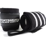 Contraband Black Label 1001 Weight Lifting Wrist Wraps w/Thumb Loops (Pair) – Competition Grade Wrist Support USPA Approved for Powerlifting, Bodybuilding, Strongman