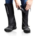 ioutdoor Hiking Leg Gaiters Snow Boot Gaiters Snow Covers Waterproof Ankle Leg Guard Boot Legging Gaiter for Hiking Trimming Climbing Fishing Hunting Snowshoeing Outdoor Activities