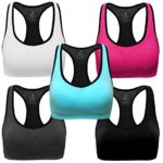 MIRITY Women Racerback Sports Bras – High Impact Workout Gym Activewear Bra