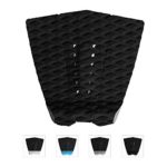 Abahub 3 Piece Surfboard Traction Pads for Skimboards Surf Boards, Black, Blue, Gray, White