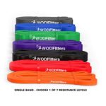 WODFitters Pull Up Assistance Bands – Stretch Resistance Band – Mobility Band – Powerlifting Bands, Durable Workout/Exercise Bands – Single Band