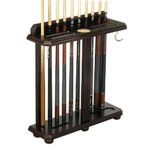 Fairview Game Rooms Traditional, Floor-Style Pool Cue Holder