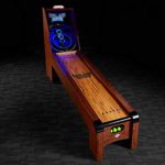 Lancaster 108 Inch Classic Arcade Roll and Score, Skee Ball Game Machine Table