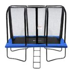 Exacme 7×10 Foot Rectangle Trampoline with Enclosure for Kids Spring Cover Ladder High Weight Limit 6184-0710