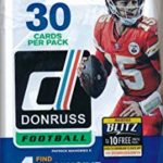 2019 Donruss NFL Football Factory Sealed JUMBO FAT Pack with 30 Cards Including (4) EXCLUSIVE BLUE PARALLELS! Look for Rookies & Autos of Kyler Murray, Dwayne Hoskins, Daniel Jones & More! WOWZZER!