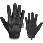 WTACTFUL Rubber Guard Protective Full Finger Tactical Gloves for Airsoft Hunting Cycling Motorbike