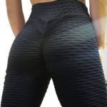 FITTOO Womens High Waisted Yoga Pants Scrunched Booty Leggings Workout Butt Lift Textured Tights