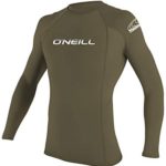 O’Neill Men’s Basic Skins Long Sleeve Rashguard XL Khaki (3342IB)
