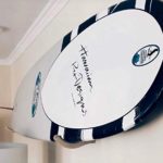 Premium Wooden Surfboard Display Rack | Sturdy Surf Board Wall Mount for Indoors and Outdoors