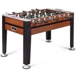 GOPLUS 54″ Foosball Table, Soccer Game Table Competition Sized Football Arcade for Indoor Game Room Sport