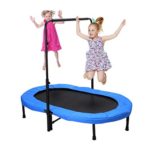 Fashionsport OUTFITTERS Mini Trampoline, Parent-Child Trampoline for Two Kids-Blue