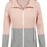 SoTeer Women’s Waterproof Raincoat Outdoor Hooded Rain Jacket Windbreaker (15 Colors S-XXL)