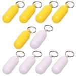 OBANGONG Foam Floating Key Chain Float Key Ring Foam Keychain for Boating Fishing Kite Surfing Sailing and Outdoor Sports