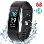 ANCwear Fitness Tracker Watch, F07 Activity Tracker Health Exercise Watch with Heart Rate Monitor Waterproof IP68 Smart Fitness Band with Sleep Monitor, Step counter Pedometer Watch for Men Women Kids