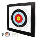 AKA Sports Gear Archery High Density EVA Foam Target with 3 Target Paper and Pins-Size 52cm52cm5cm