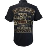 Rockabilly,Mechanic Work Shirt, Rock and Roll, V8, Booze, Moonshine Delivery