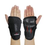 Andux Ski Gloves Extended Wrist Palms Protection Roller Skating Hard Gauntlets Adjustable HXHW-04