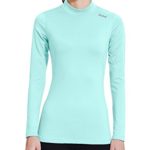 BALEAF Women’s Fleece Thermal Mock Neck Long Sleeve Running Shirt Workout Tops