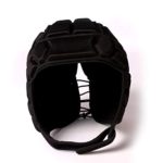 BARNETT Heat Pro Helmet -Black S Soft Padded Headgear – Rugby -Flag Football – 7 on 7-7v7 Soft Shell-
