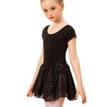Arshiner Little Girls Sequined Camisole Ballet Dance Leoatards Dress with Spark Tutu Skirt