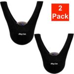 Bowling Ball Seesaw 2 Pack | Black Microfiber | Best Value Around | Premium See Saw Polisher/Cleaner Towel