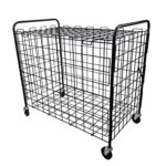 Murray Sporting Goods Standard Portable Ball Locker – Lockable Ball Storage Cart with Wheels for Basketballs, Footballs, Volleyballs and Soccer Balls