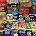 100 Vintage Football Cards in Old Sealed Wax Packs – Perfect for New Collectors