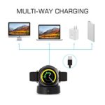 LANMU Charger Compatible with Samsung Gear Sport SM-R600NZKAXAR, Wireless Charging Dock Come with USB Cable, Hold Your Smart Watch Safely and Steadily