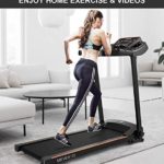 MEVEM Treadmill Electric Folding Treadmills for Home and Office-Heavy Duty Compact Motorized Running Machine with LCD Display and Cup Holder