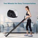 GOPLUS Ultra-Thin Electric Folding Treadmill, Installation-Free Design, Low Noise Perfect for Home Use