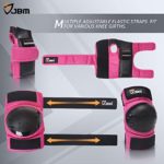 JBM Adult / Child Knee Pads Elbow Pads Wrist Guards 3 in 1 Protective Gear Set for Multi Sports Skateboarding Inline Roller Skating Cycling Biking BMX Bicycle Scooter