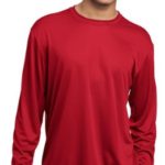 SPORT-TEK Men’s Long Sleeve PosiCharge Competitor Tee L Black