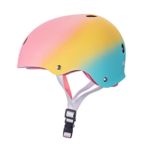 Triple Eight The Certified Sweatsaver Helmet for Skateboarding, BMX, and Roller Skating, Shaved Ice, Small/Medium