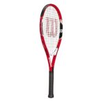 wilson Federer Tennis Racquet (EA) Red/White/Black, 4 3/8″