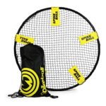 Spikeball Game Set – Played Outdoors, Indoors, Lawn, Yard, Beach, Tailgate, Park – Includes 1 Ball, Drawstring Bag, and Rule Book – Game for Boys, Girls, Teens, Adults, Family