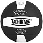 Tachikara Institutional quality Composite VolleyBall, Black-White