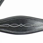Grewal Equestrian Vouge Black Leather English Bridle Comes with Non-Slip Rubber Grip Reins (Full)
