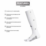 adidas Unisex Utility All Sport Socks (1-Pair), White/Black/Light Onix, 5-8.5