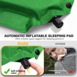 MOVTOTOP Sleeping Pad for Camping,?2021 Newest? Foam Self-Inflating Ultralight Thicken Sleeping Mat with Attached Pillow, Perfect Gear for Hiking, Traveling and Backpacking (Self-Inflating)