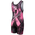 KO Sports Gear KO Cancer (Pink Ribbon) Wrestling Singlet