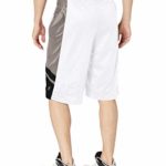 Southpole Men’s Basic Basketball Mesh Shorts, White, X-Large