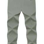 TBMPOY Men’s Outdoor Lightweight Windproof Belted Quick-Dry Hiking Pants(03thin Sage Green,us M)