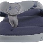 Under Armour Men’s Ignite III T Flip-Flop, Steel (103)/Blue Ink, 11 M US