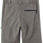 Estepoba Men’s Lightweight Quick Dry Stretch Travel Outdoor Hiking Cargo Shorts Heather Army 32