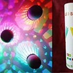 Trained Premium Quality Set of Badminton Rackets, Pair of 2 Rackets, Lightweight & Sturdy, with 5 LED SHUTTLECOCKS, for Professional & Beginner Players Adults and Children, Carrying Bag Included