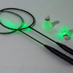 Franklin Sports 2 Player Badminton LED Rackets